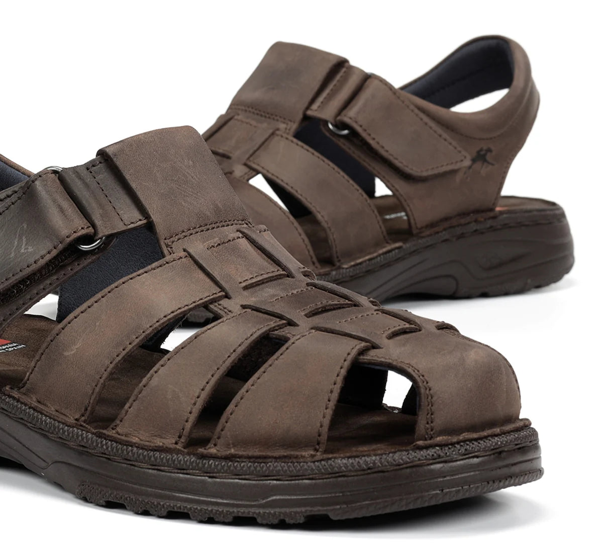 SANDALIA HOMBRE FLUCHOS AZORES GAUCHO MARRON F2198