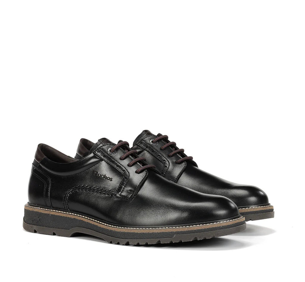 ZAPATO HOMBRE CORDONES FLUCHOS F2319 NEGRO