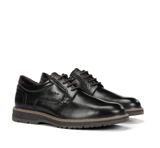 ZAPATO HOMBRE CORDONES FLUCHOS F2319 NEGRO