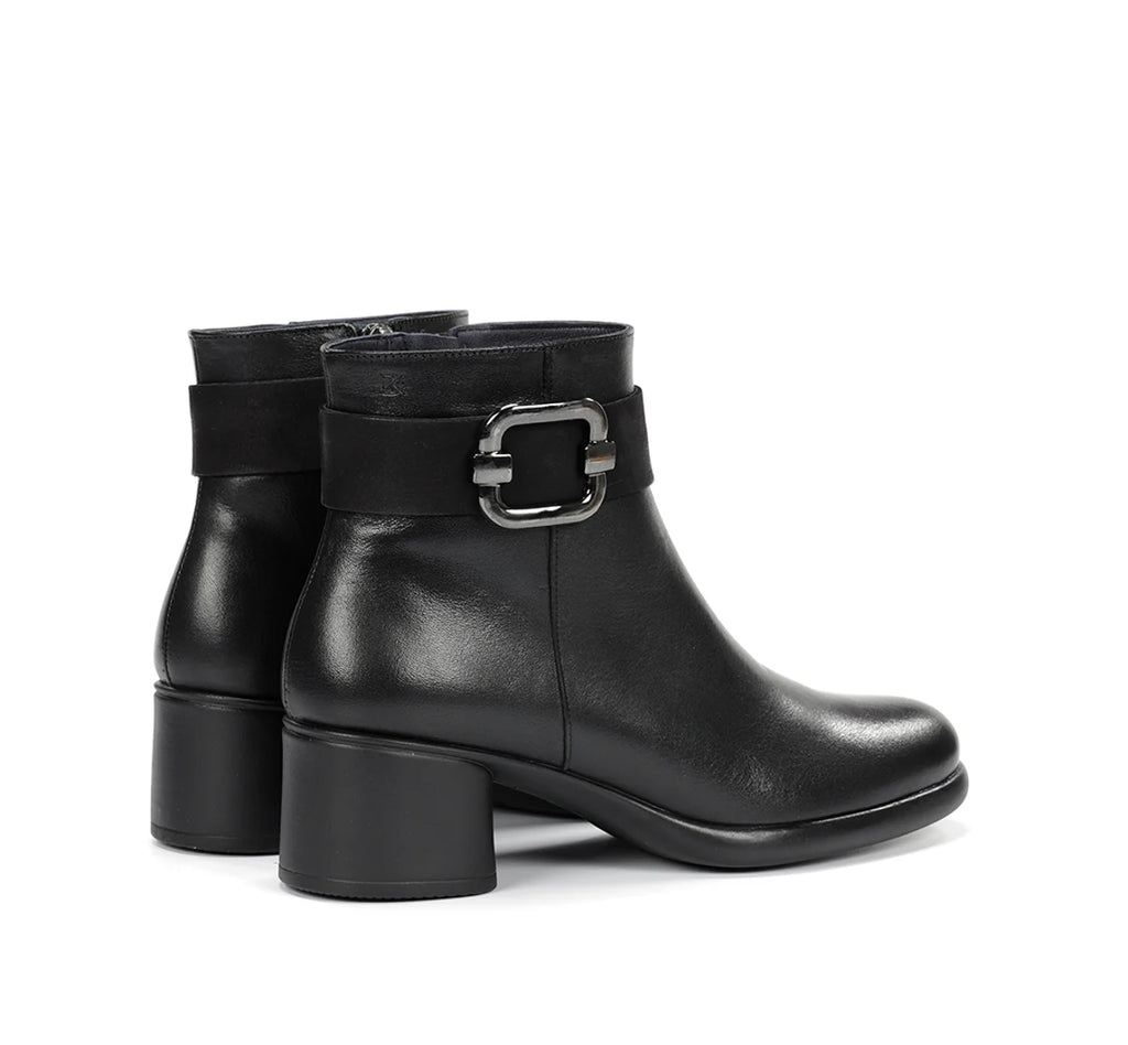BOTÍN MUJER TACÓN D9369 NEGRO