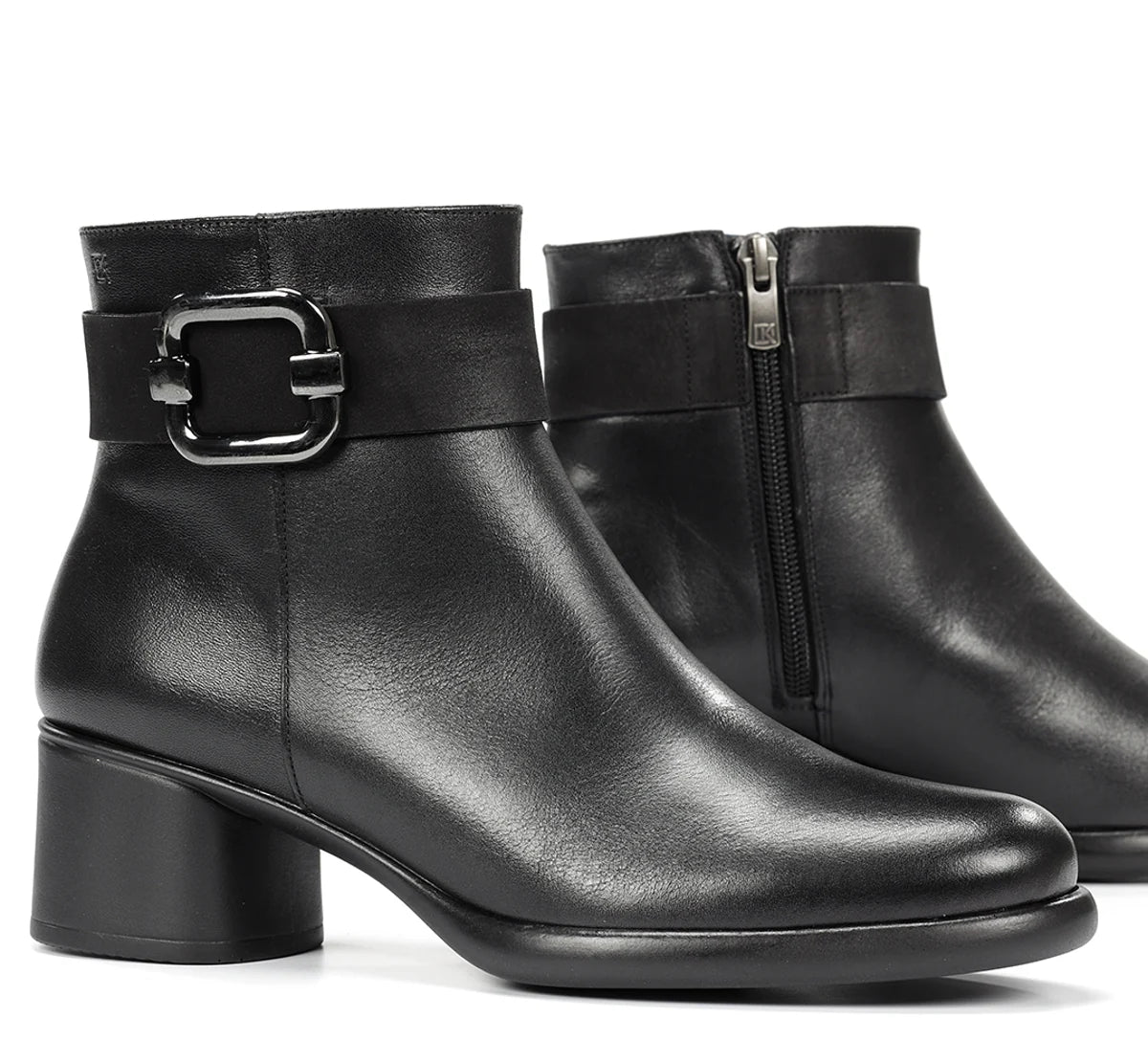 BOTA MUJER FLUCHOS NEGRO D9369