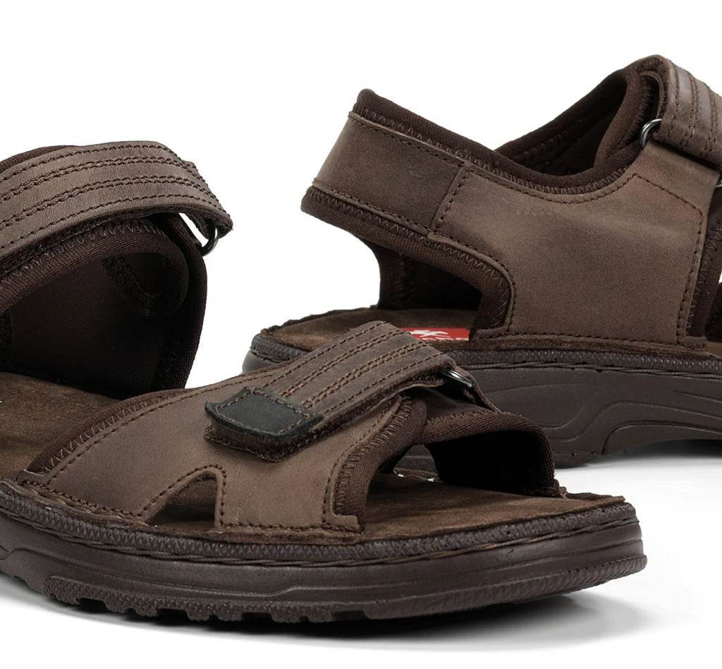 SANDALIA HOMBRE FLUCHOS F2197 GAUCHO MARRON NEGRO