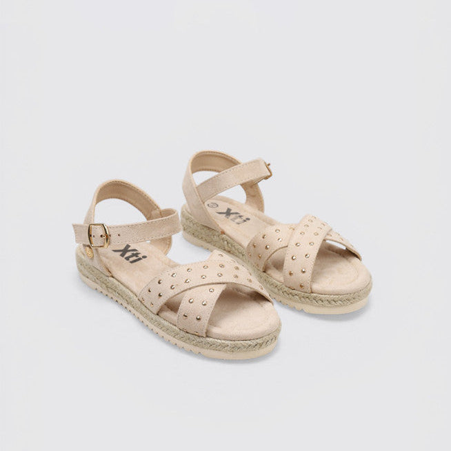 SANDALIA NIÑA XTIKIDS 153091 BEIG