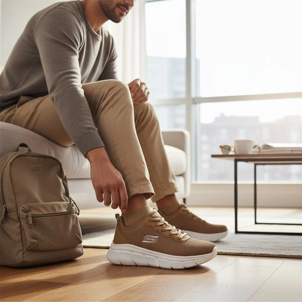 DEPORTIVA HOMBRE SKECHERS CASTAÑA 118109