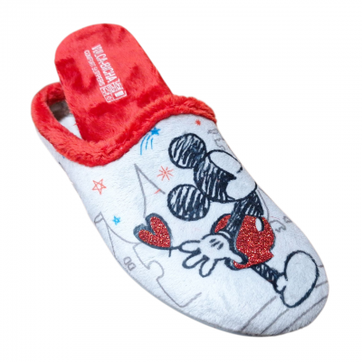 ZAPATILLAS MUJER CASA VULCABICHA MICKEY Y MINNIE 1386