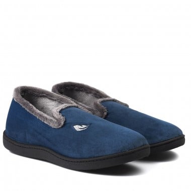 ZAPATILLA CASA MUJER PLUMAFLEX ROAL AZUL MARINO