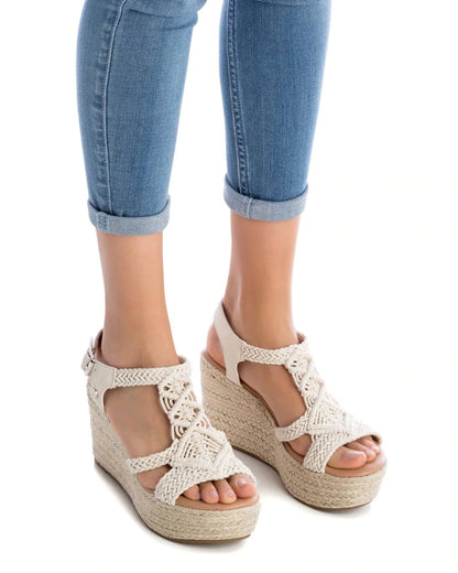 SANDALIA MUJER XTI 43974 BEIGE