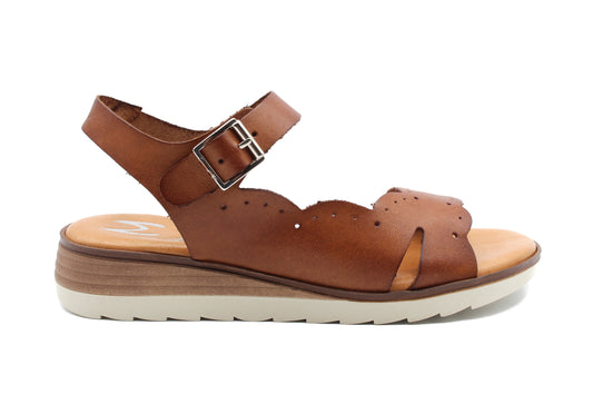 SANDALIA MUJER MARILA 1553 CUERO