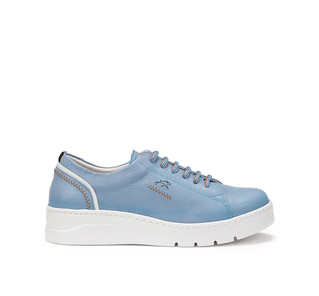 ZAPATO MUJER POMPAS FLUCHOS F1422 AZUL