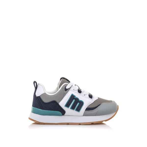 DEPORTIVO NIÑO MUSTANG 48443 GRIS BLANCO
