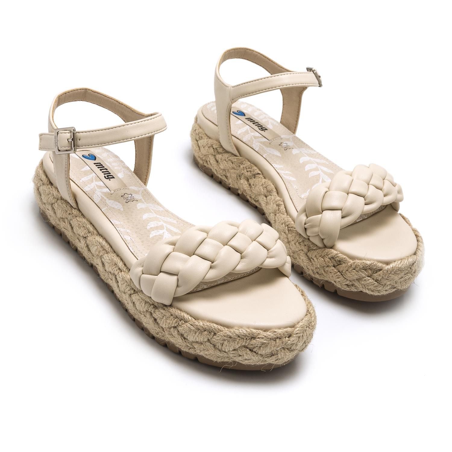 SANDALIA MUJER MUSTANG  50593 BEIGE