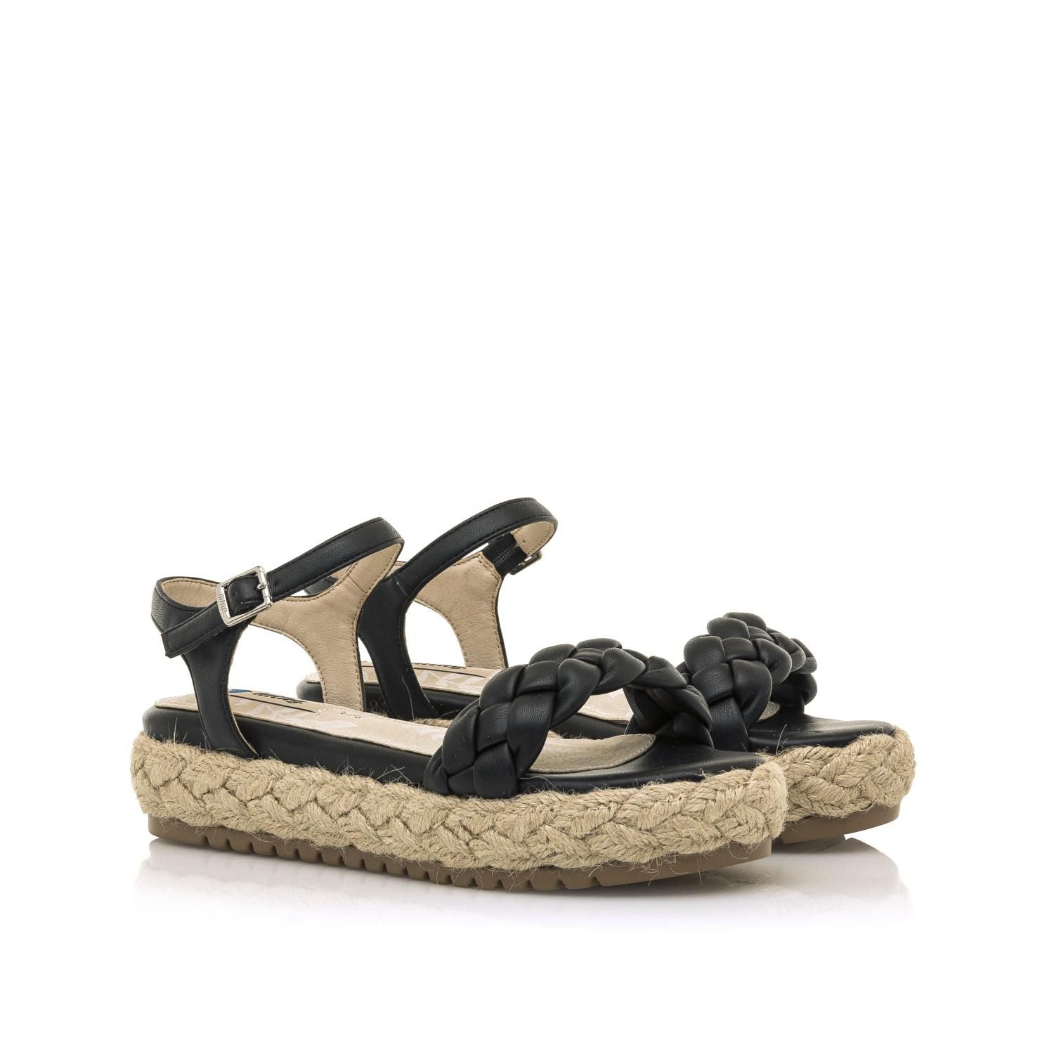 SANDALIA MUJER MUSTANG 50593  NEGRO