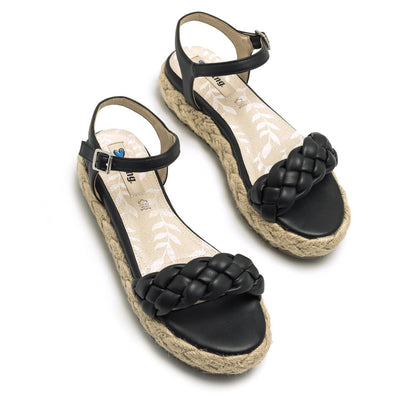 SANDALIA MUJER MUSTANG 50593  NEGRO