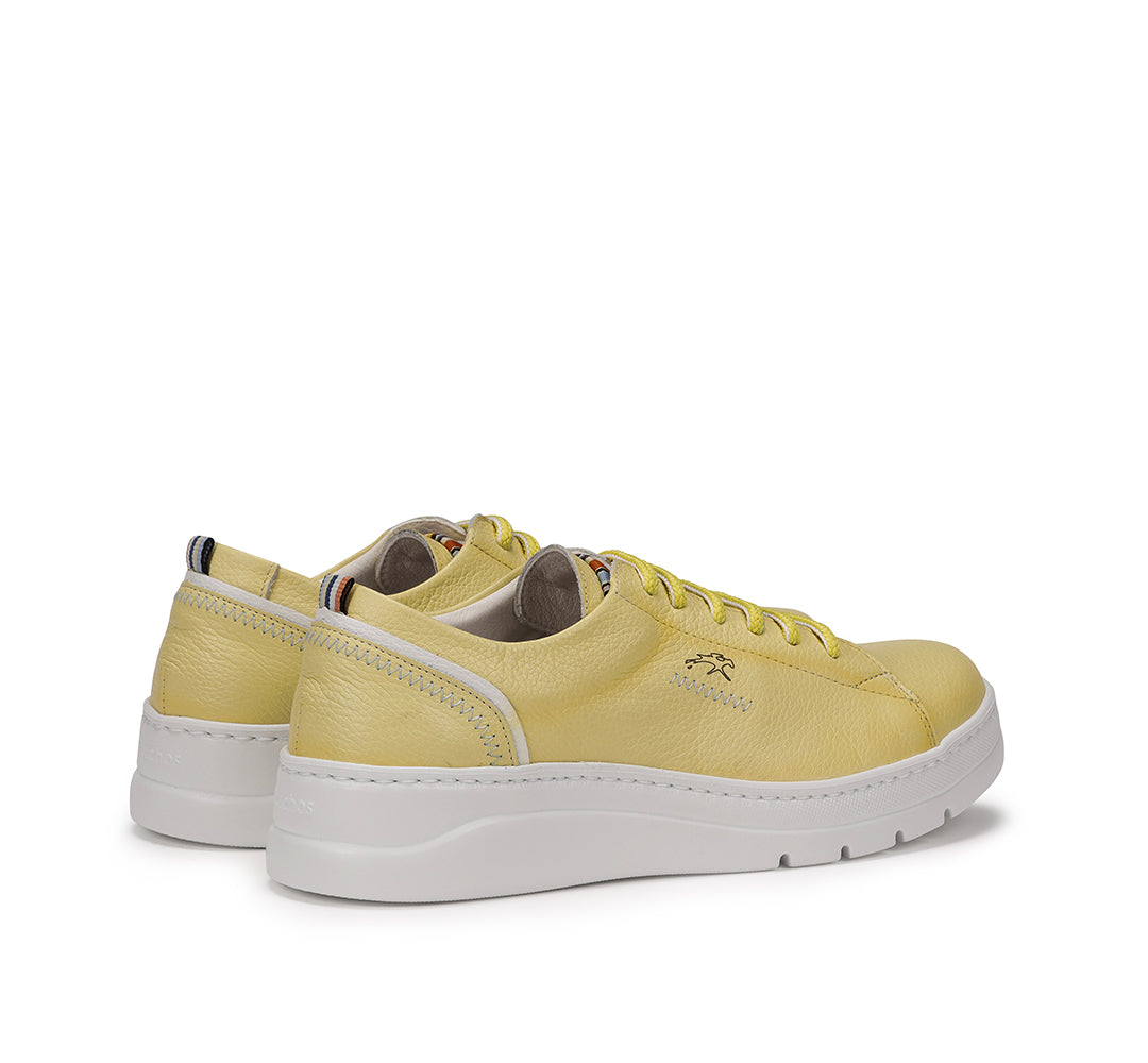 ZAPATO MUJER POMPAS FLUCHOS F1422 LIMON