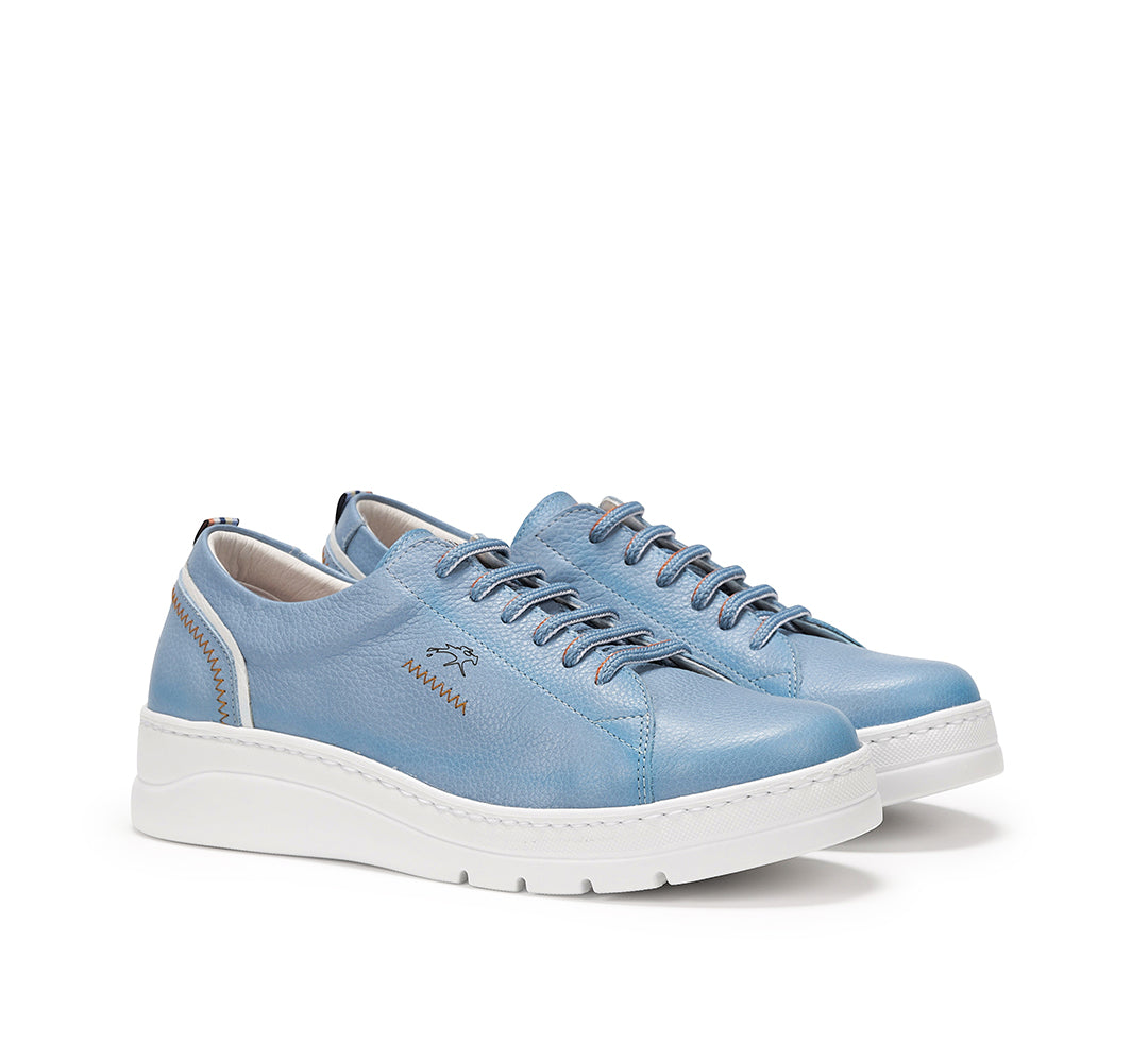 ZAPATO MUJER POMPAS FLUCHOS F1422 AZUL