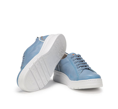 ZAPATO MUJER POMPAS FLUCHOS F1422 AZUL