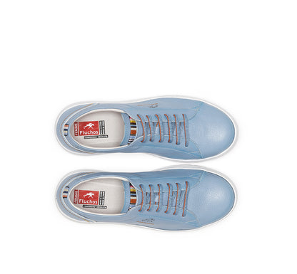 ZAPATO MUJER POMPAS FLUCHOS F1422 AZUL