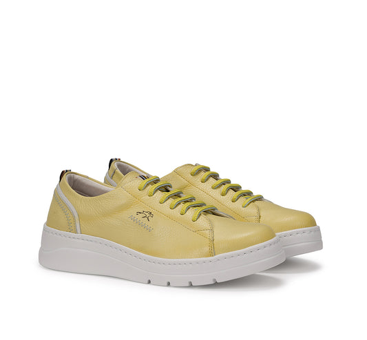 ZAPATO MUJER POMPAS FLUCHOS F1422 LIMON