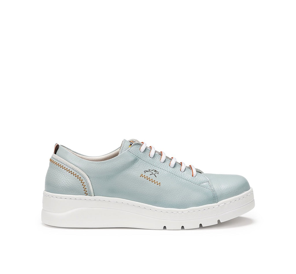 ZAPATO MUJER POMPAS FLUCHOS F1422 CELESTE