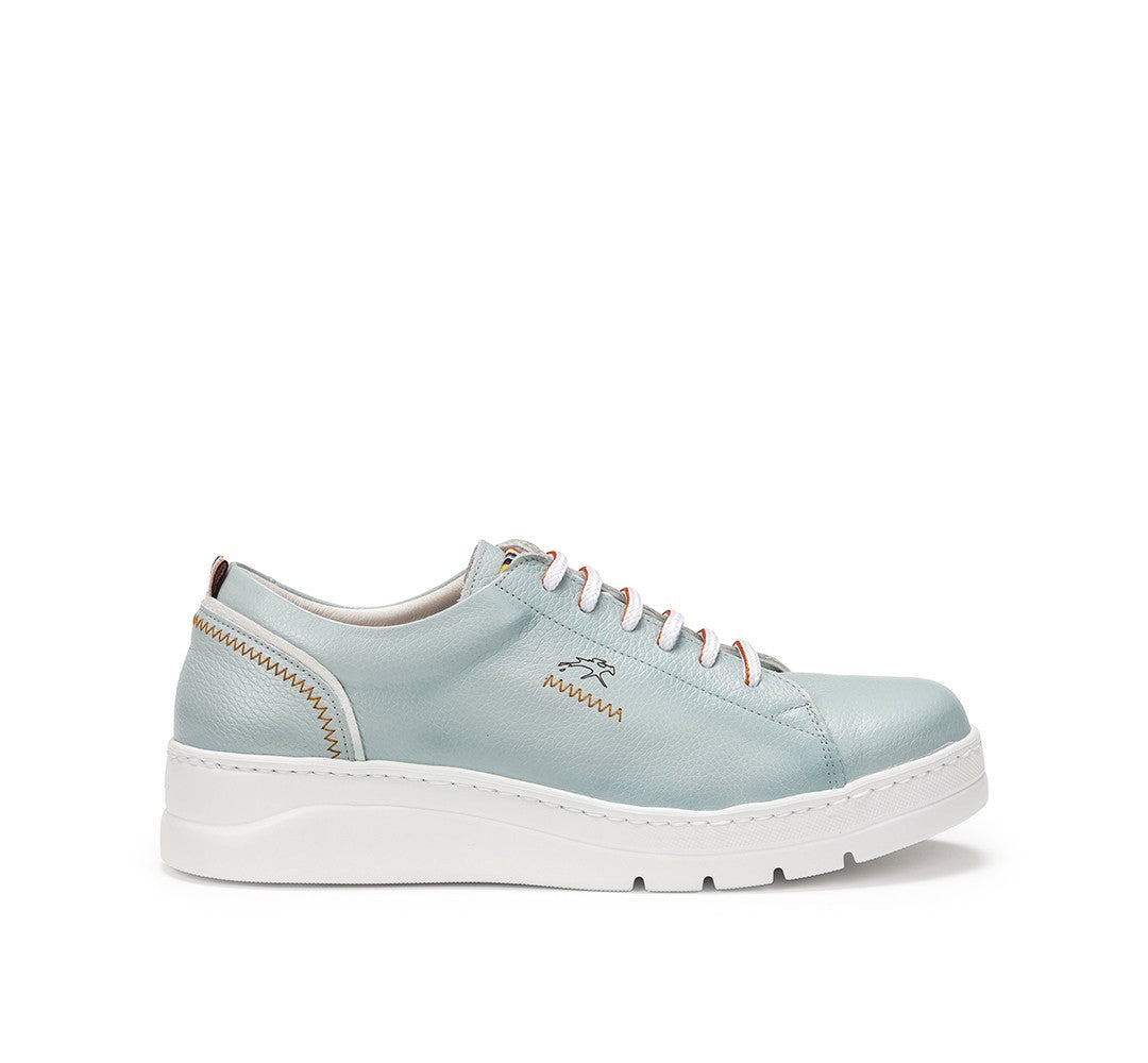ZAPATO MUJER POMPAS FLUCHOS F1422 CELESTE