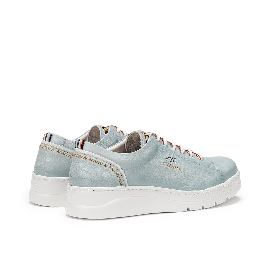 ZAPATO MUJER POMPAS FLUCHOS F1422 CELESTE