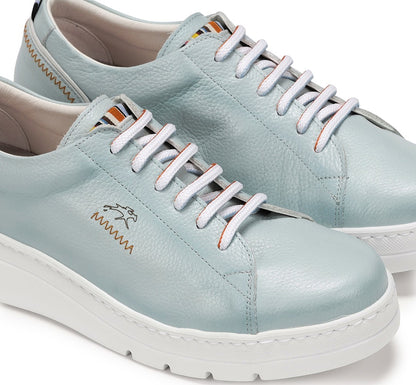 ZAPATO MUJER POMPAS FLUCHOS F1422 CELESTE