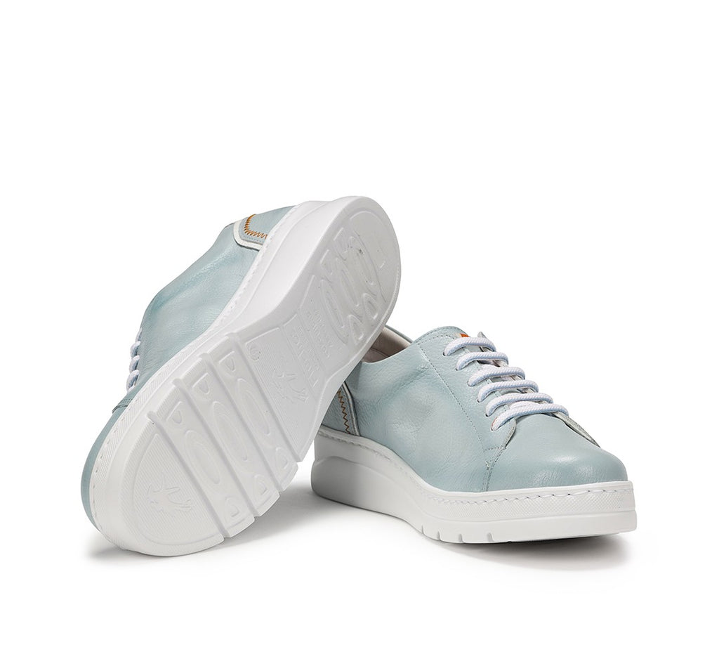 ZAPATO MUJER POMPAS FLUCHOS F1422 CELESTE