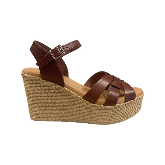 SANDALIA MUJER OH MY SANDALS 5036 CAOBA
