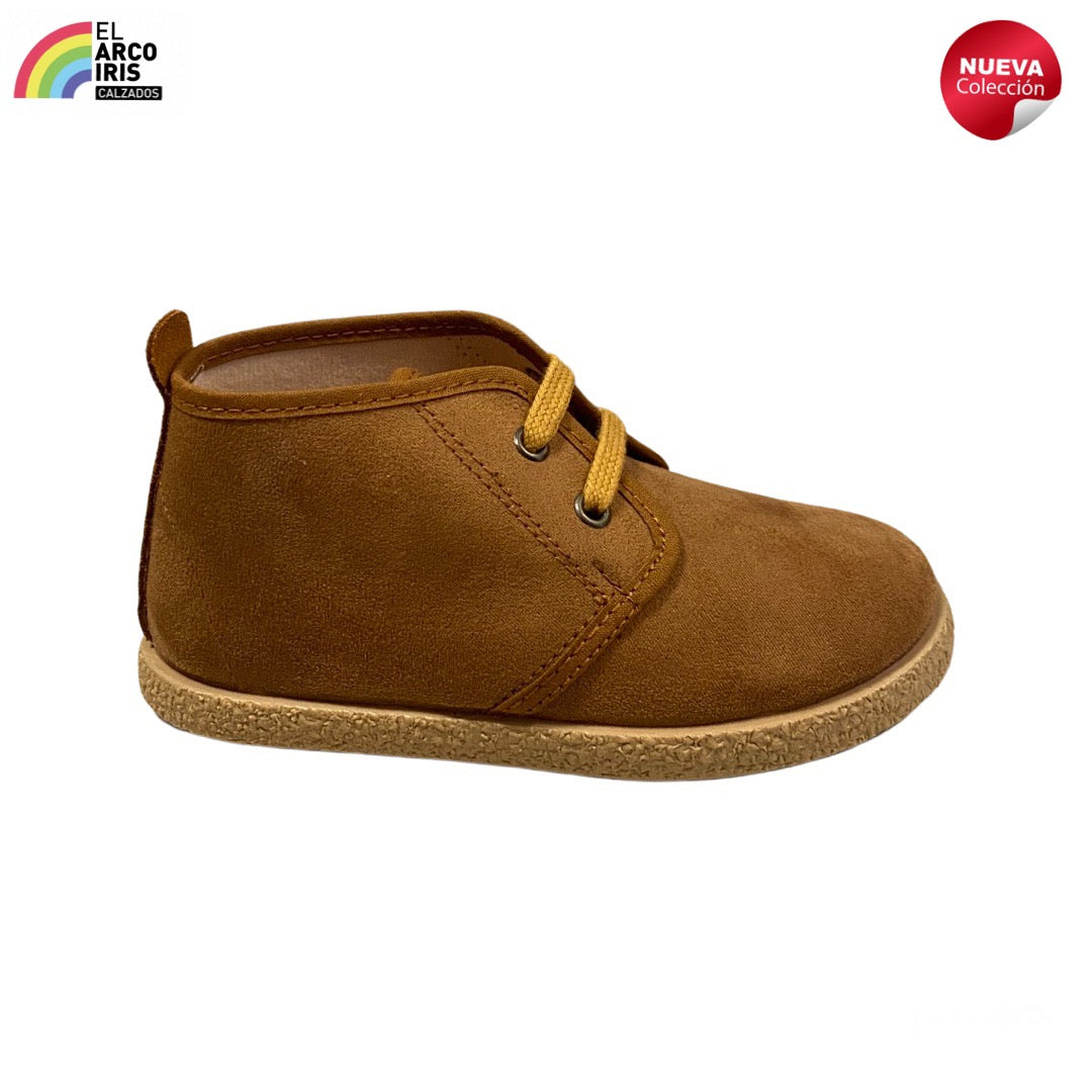 BOTA NIÑO TOKOLATE 2107 CUERO