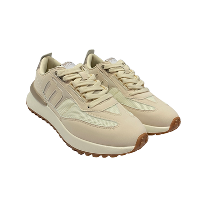 DEPORTIVA MUJER MUSTANG 60274 CREMA