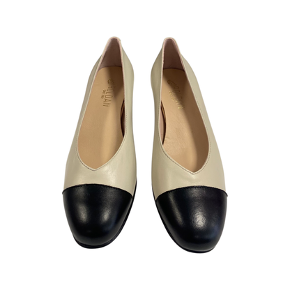 ZAPATO MUJER ROLDÁN 3646 BEIGE/NEGRO