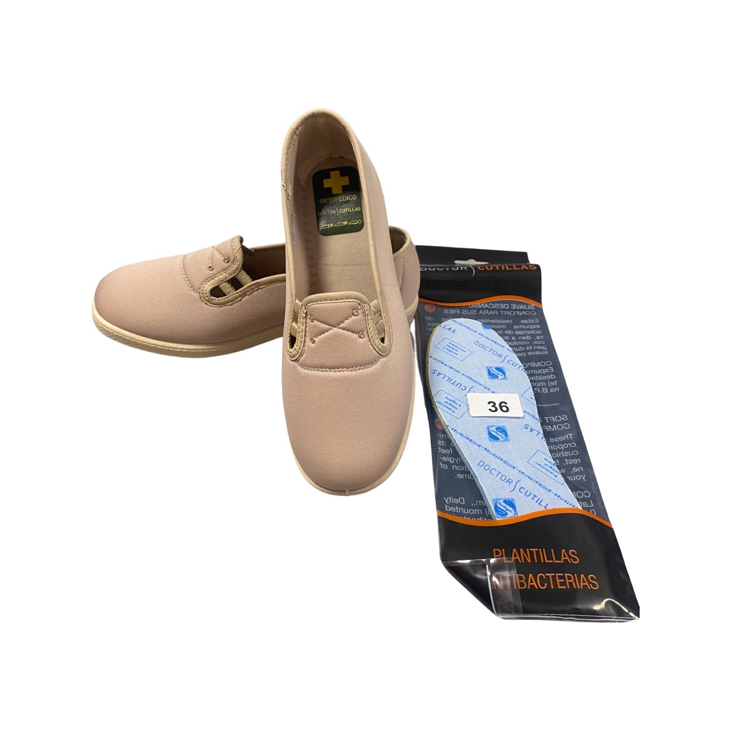 ZAPATILLA MUJER DOCTOR CUTILLAS 828 BEIGE