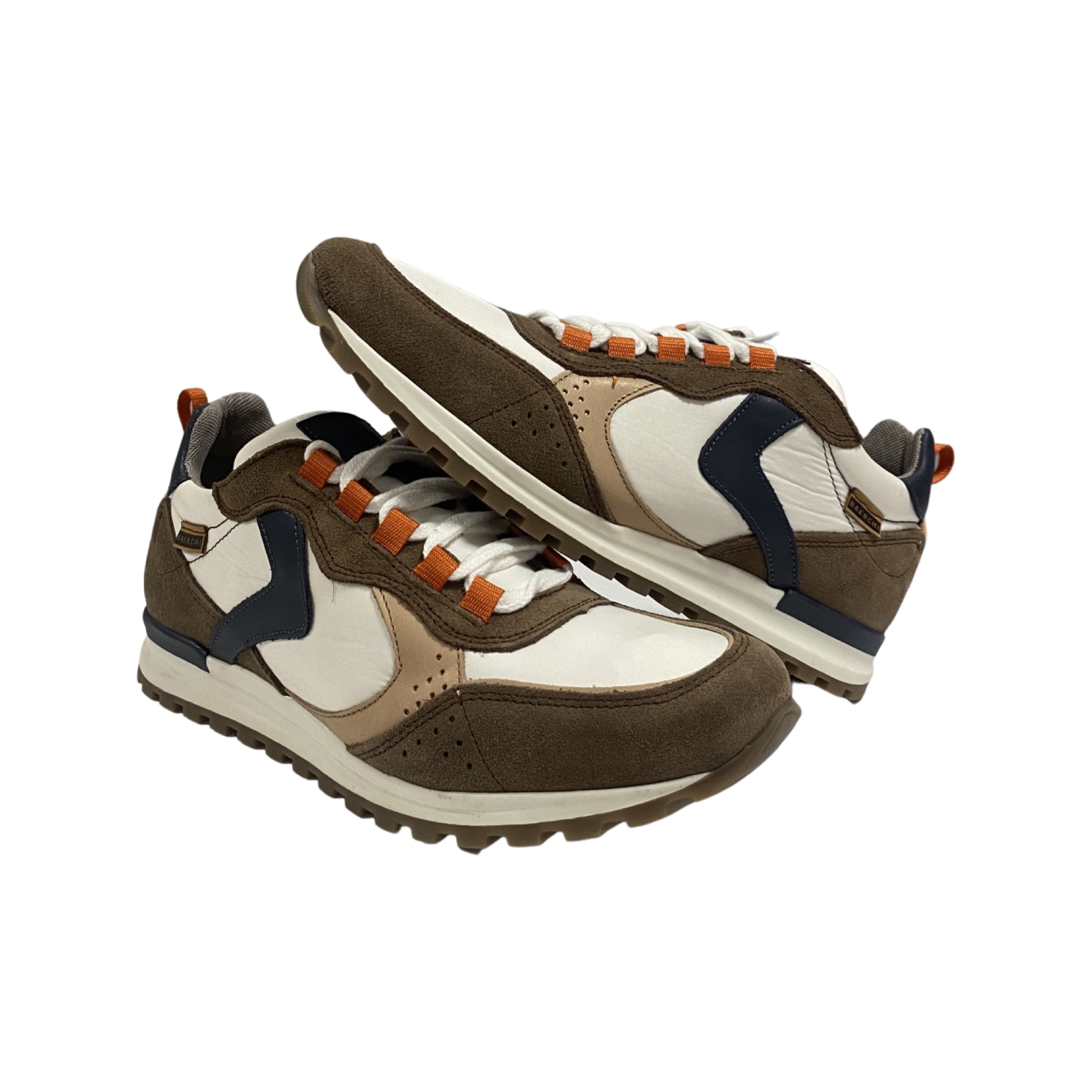 ZAPATO HOMBRE BAERCHI 5021 BLANCO/TAUPE