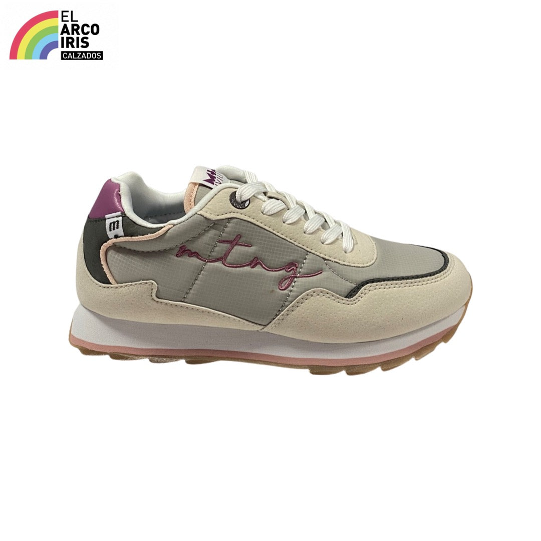 DEPORTIVA MUJER MUSTANG 60167 GRIS