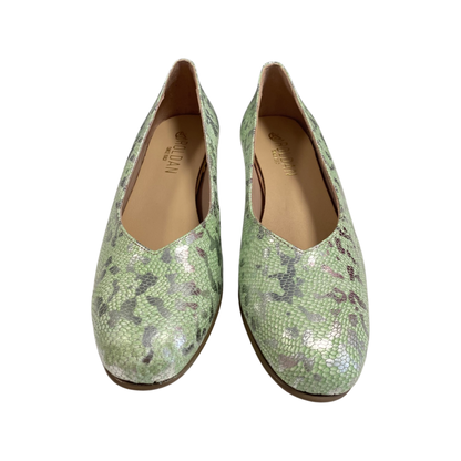 ZAPATO MUJER ROLDÁN 1705 VERDE PLATA