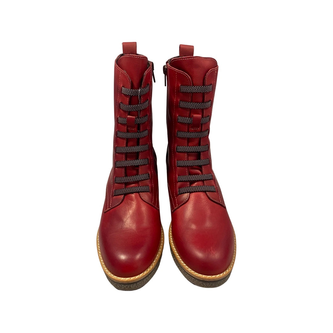 BOTA MUJER VALERIAS ROJA