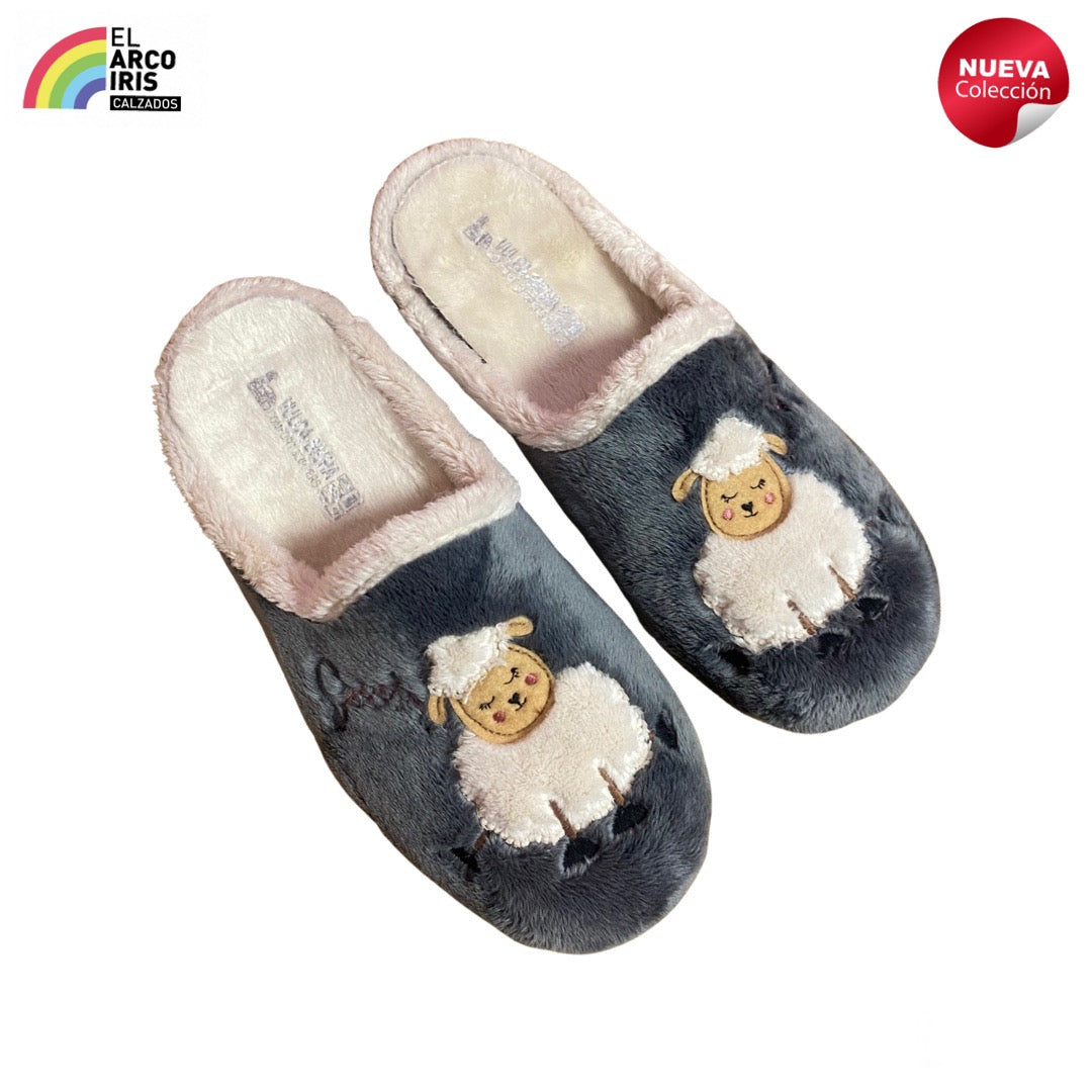 ZAPATILLA CASA MUJER 4351 OVEJA