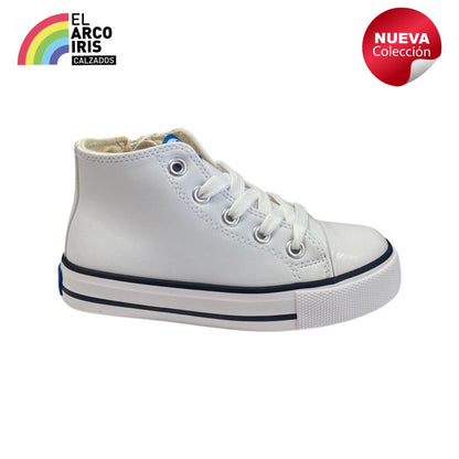 DEPORTIVA NIÑA MUSTANG 48500 BLANCO