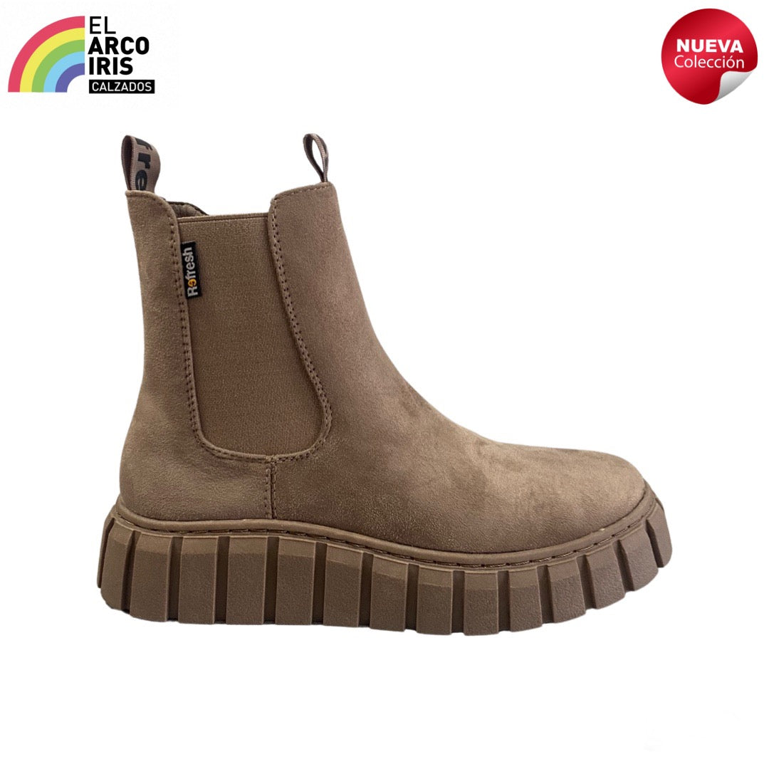 BOTIN MUJER REFRESH 170249 TAUPE