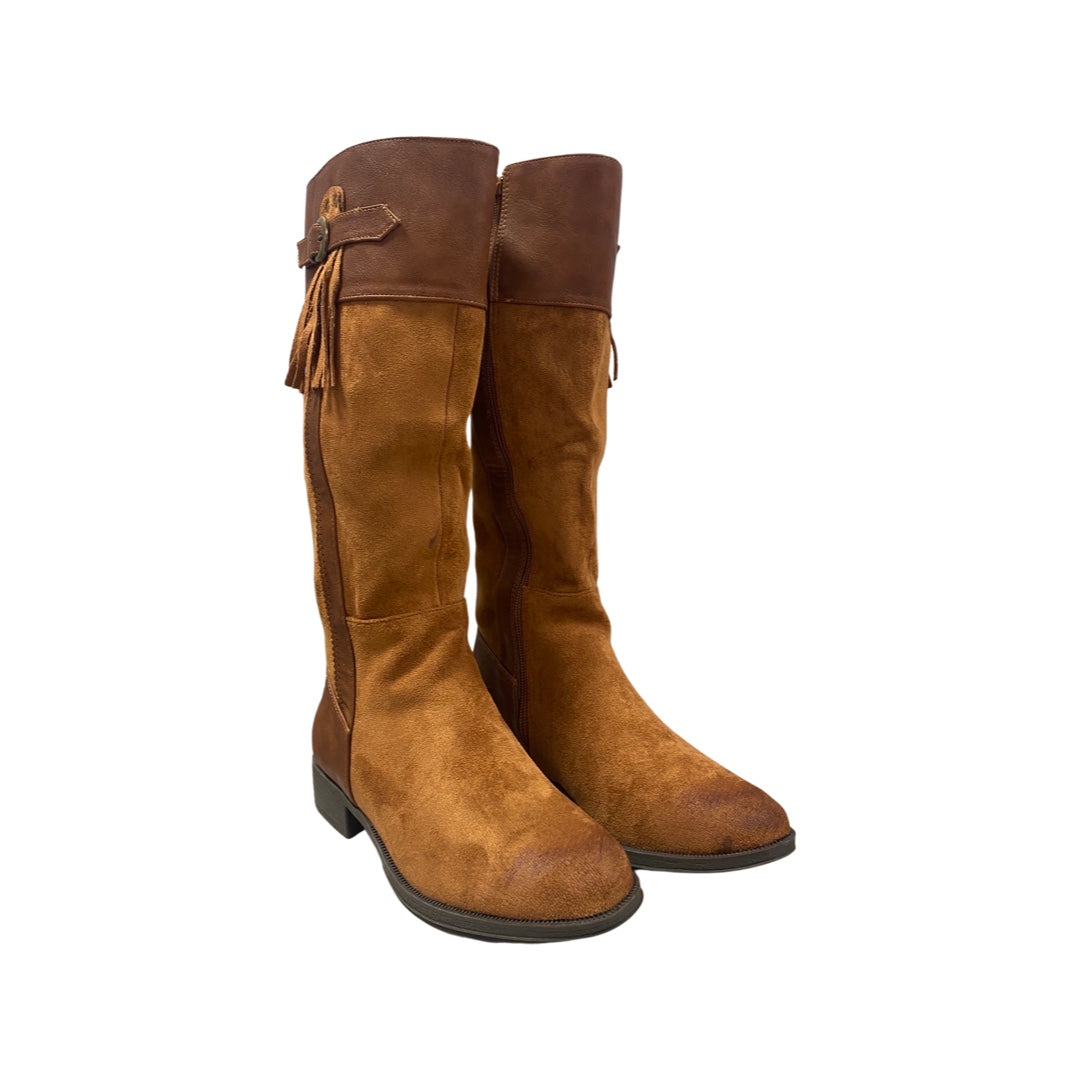 BOTA MUJER MANDARINA 2209DF CUERO