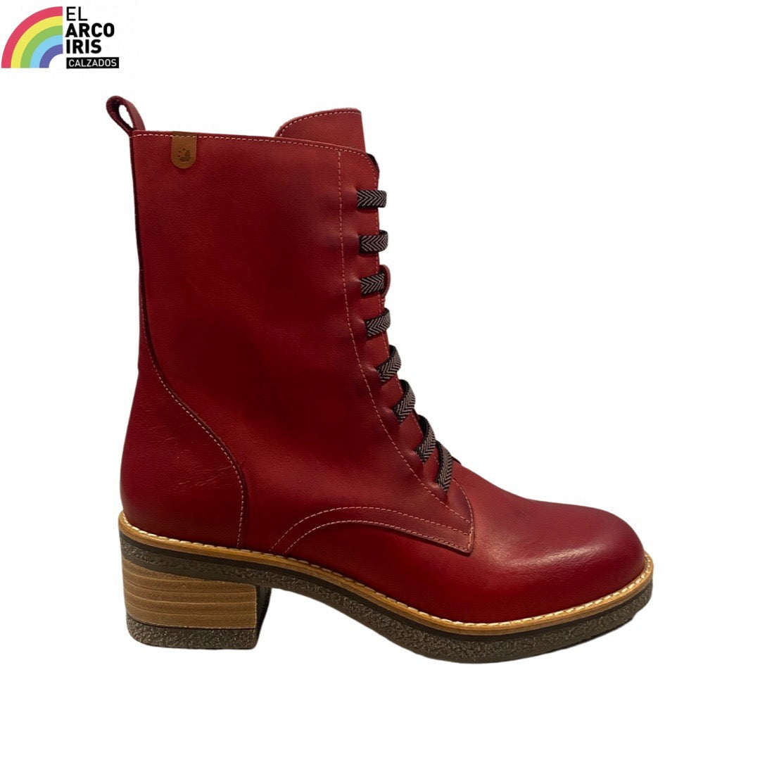 BOTA MUJER VALERIAS ROJA