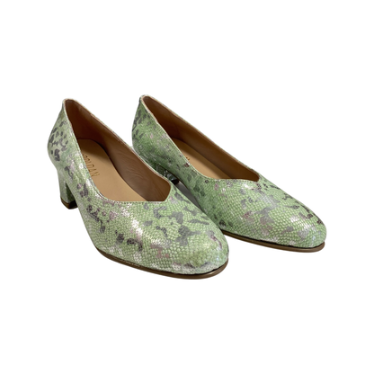ZAPATO MUJER ROLDÁN 1705 VERDE PLATA
