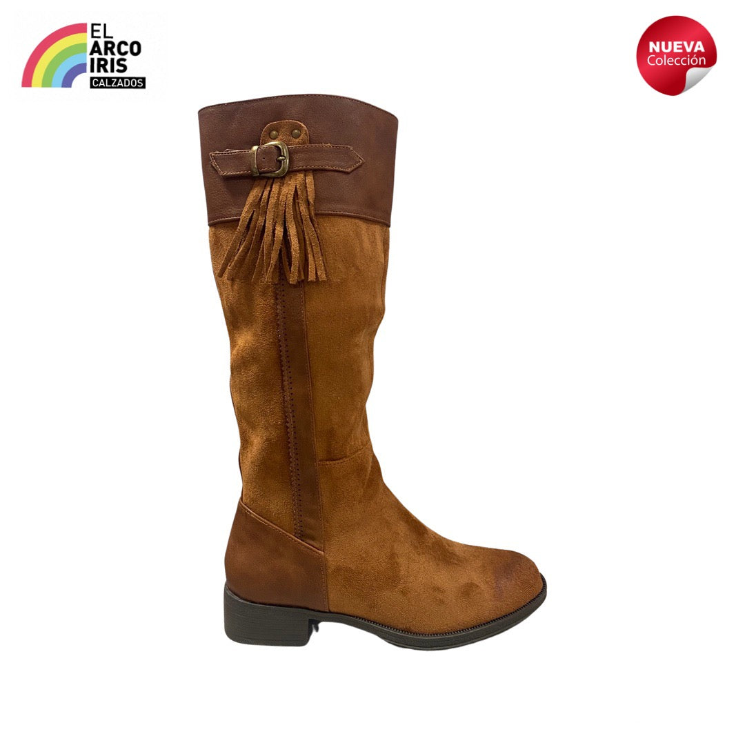 BOTA MUJER MANDARINA 2209DF CUERO