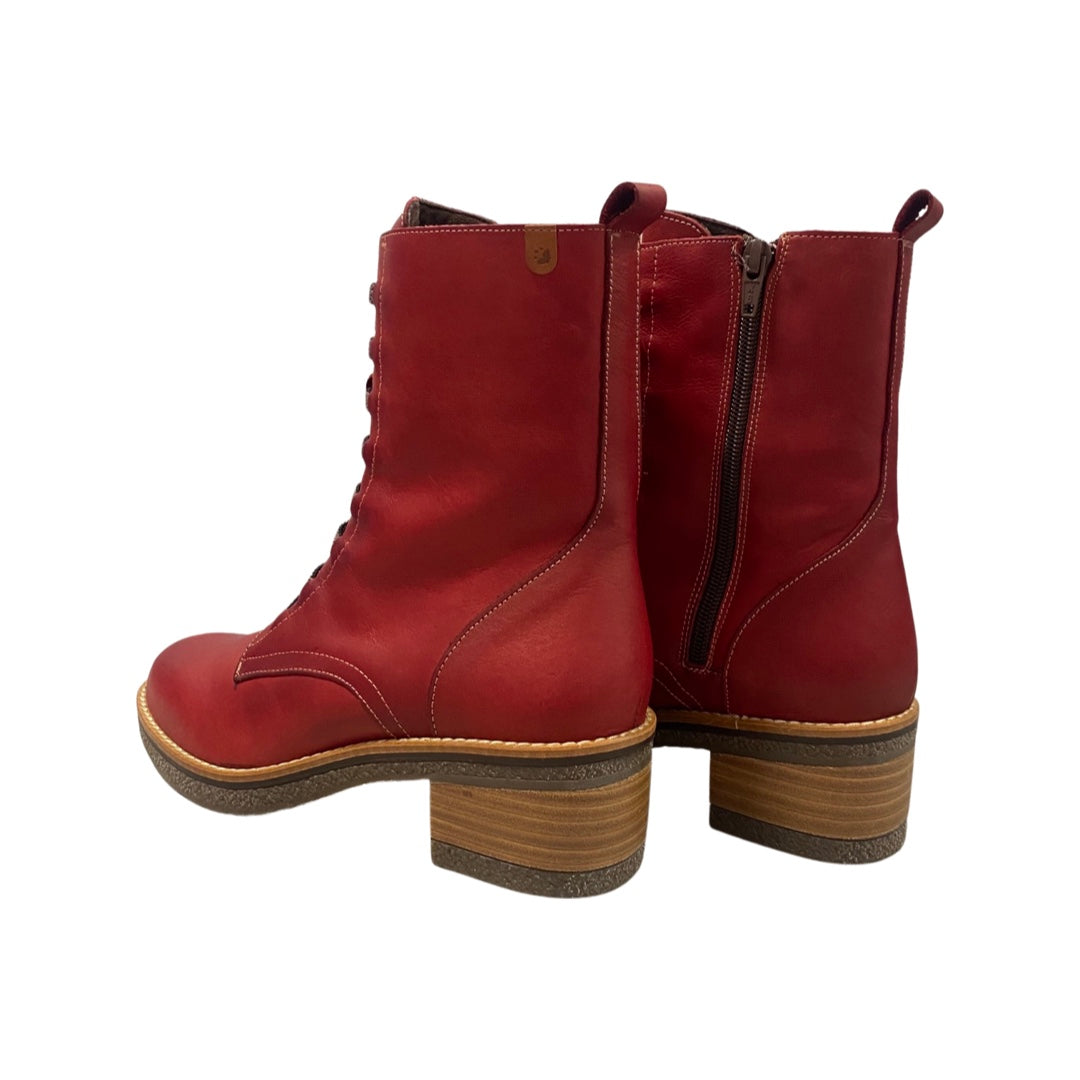 BOTA MUJER VALERIAS ROJA