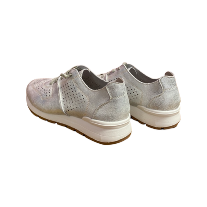 ZAPATO DEPORTIVO MUJER FLEX 313N PLATA
