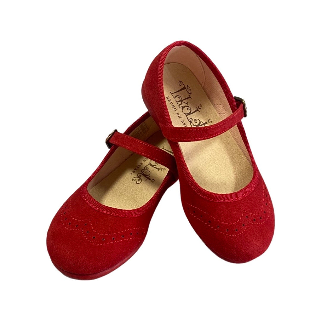 ZAPATO NIÑA TOKOLATE 1193 ROJO