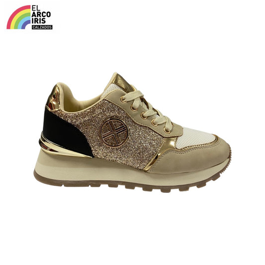 DEPORTIVA MUJER XTI 141112 BEIGE