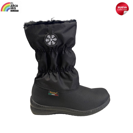 BOTA MUJER VICMART 1015-5 NEGRO