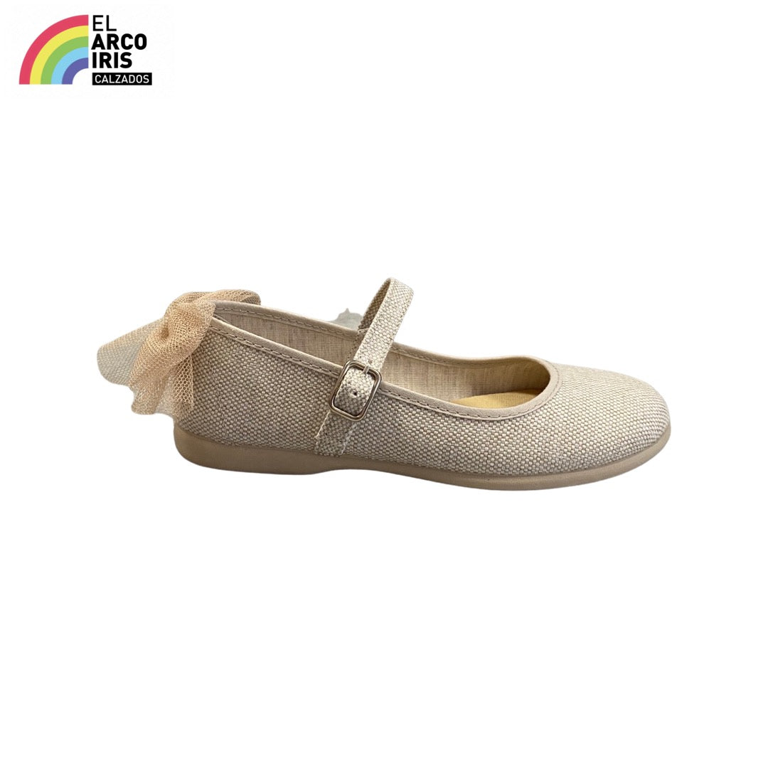 ZAPATO NIÑA TOKOLATE 1212TL-42 BEIGE