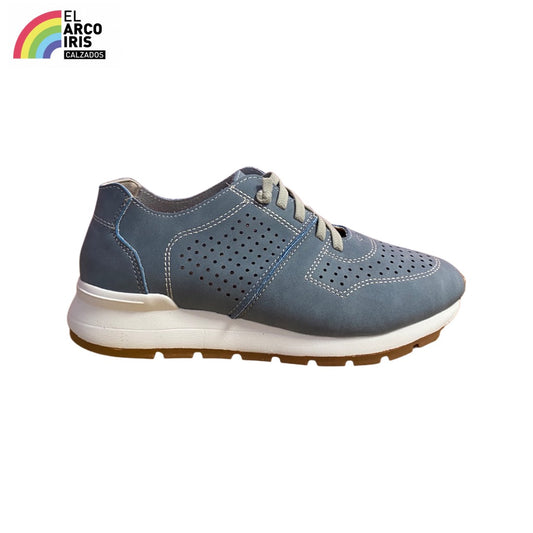 ZAPATO DEPORTIVO MUJER FLEX 313N AZUL